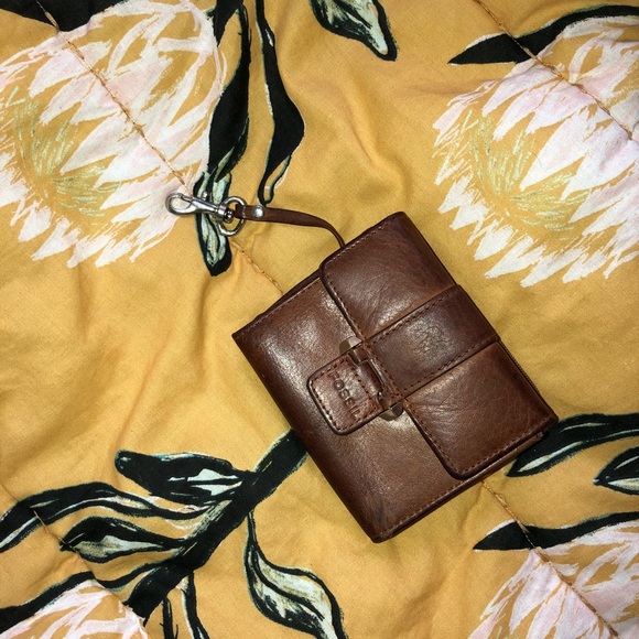 fossil leather wallet - Picture 2 of 5